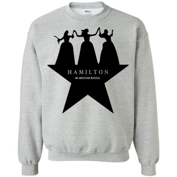 schuyler sisters sweatshirt - sport grey