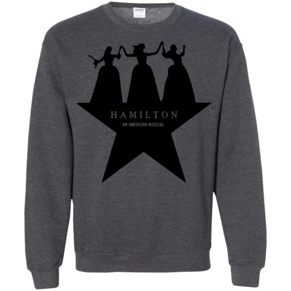 schuyler sisters sweatshirt - dark heather