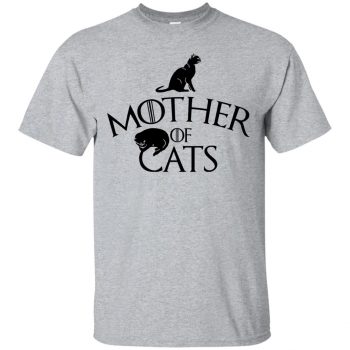 mother of cats hoodie - sport grey