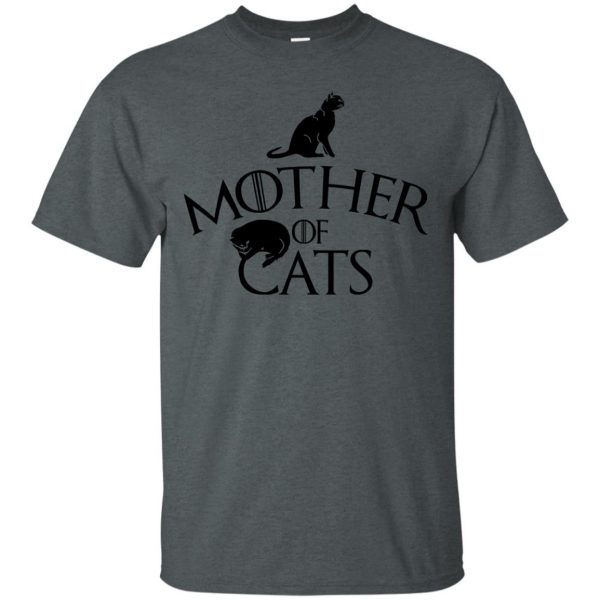 mother of cats t shirt - dark heather