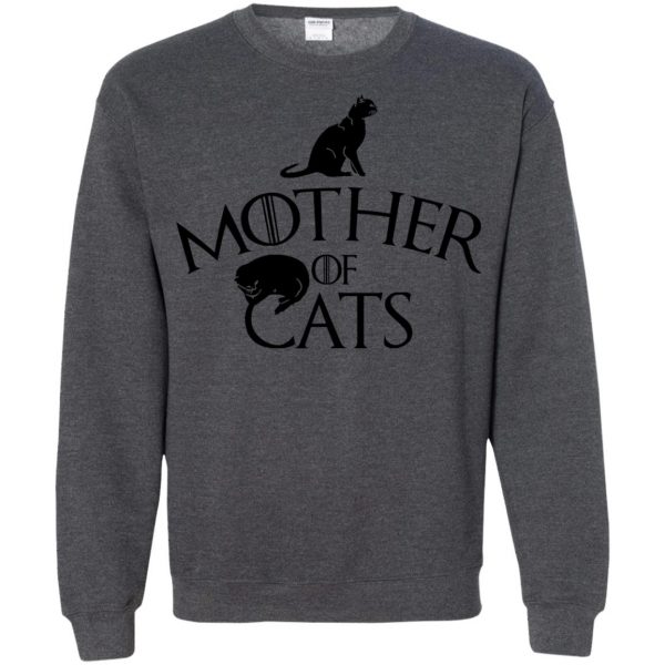 mother of cats sweatshirt - dark heather