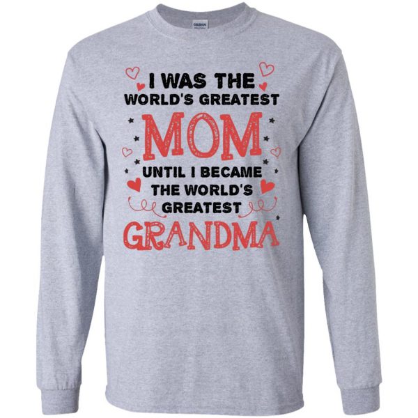 great grandmother long sleeve - sport grey
