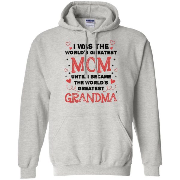 great grandmother hoodie - ash