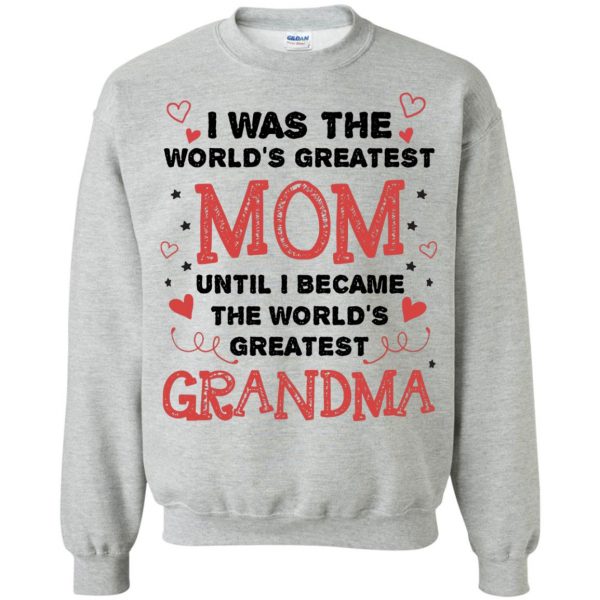 great grandmother sweatshirt - sport grey