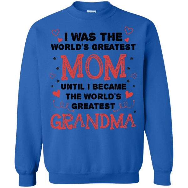great grandmother sweatshirt - royal blue