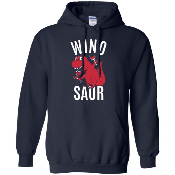 wino saur hoodie - navy blue