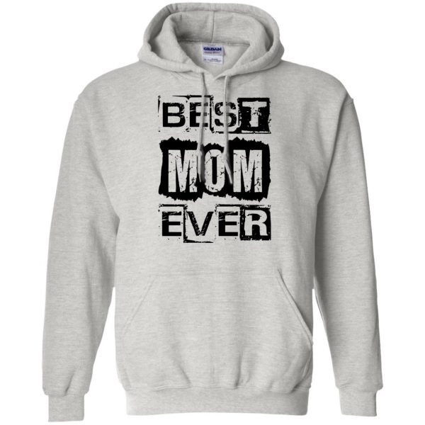 best mom ever hoodie - ash