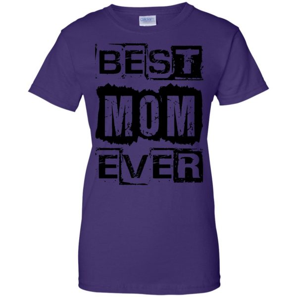 best mom ever womens t shirt - lady t shirt - purple