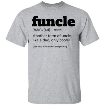 cool uncle t shirt - sport grey