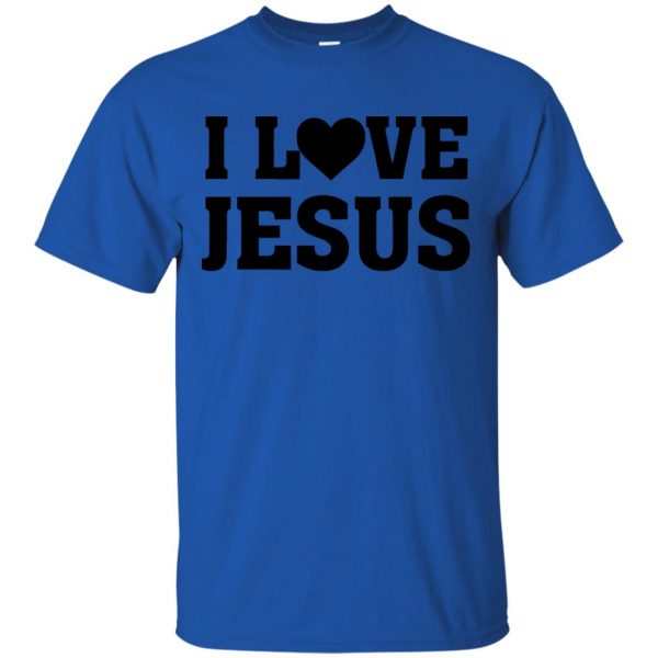 i heart jesus t shirt - royal blue