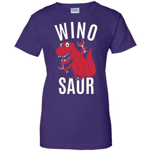 wino saur womens t shirt - lady t shirt - purple