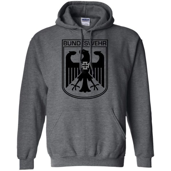deutschland hoodie - dark heather