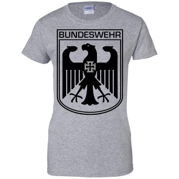 deutschland womens t shirt - lady t shirt - sport grey