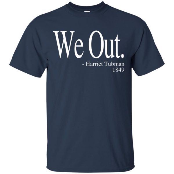 we out t shirt - navy blue