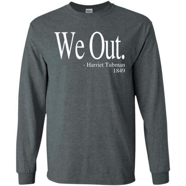 we out long sleeve - dark heather