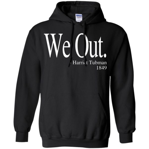 we out hoodie - black