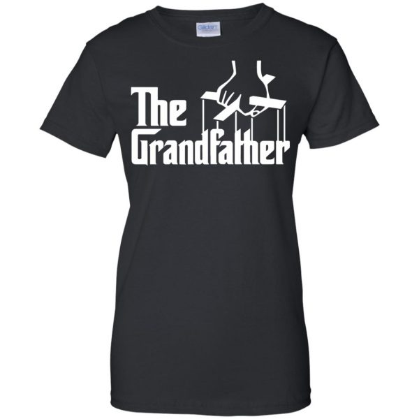 grandfather womens t shirt - lady t shirt - black