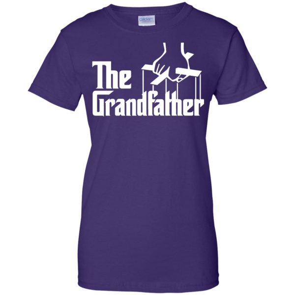 grandfather womens t shirt - lady t shirt - purple