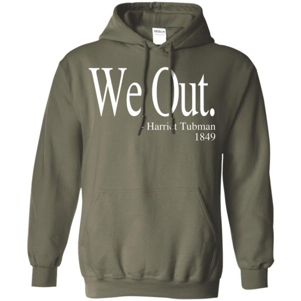 we out hoodie - military green