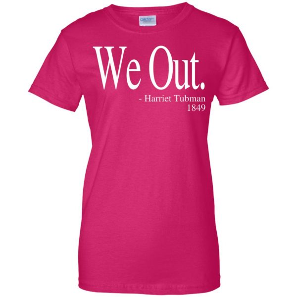 we out womens t shirt - lady t shirt - pink heliconia