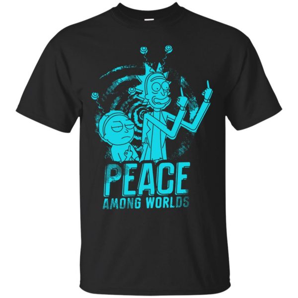 peace among worlds shirt - black