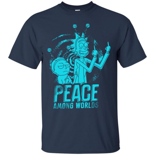 peace among worlds t shirt - navy blue
