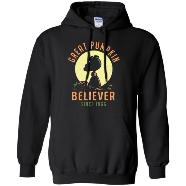 great pumpkin believer hoodie - black