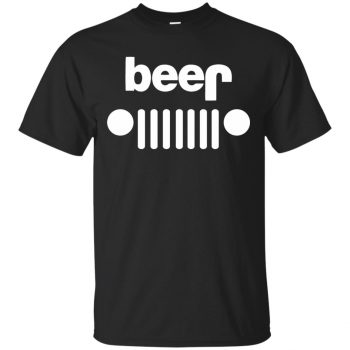 beer jeep shirt - black