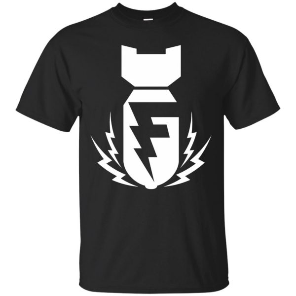 f bomb t shirt - black