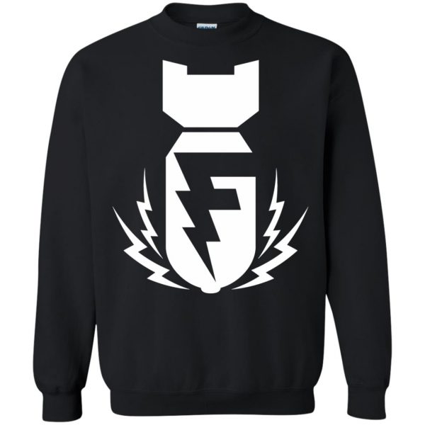 f bomb sweatshirt - black