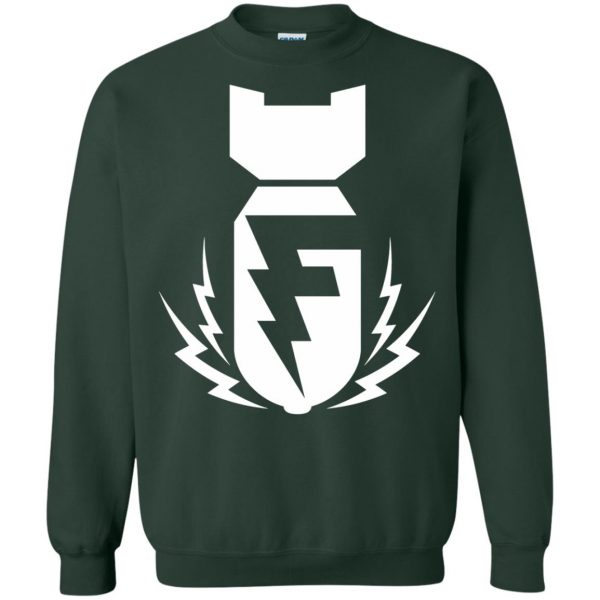 f bomb sweatshirt - forest green