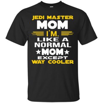 jedi master mom shirt - black