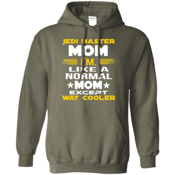jedi master mom hoodie - military green