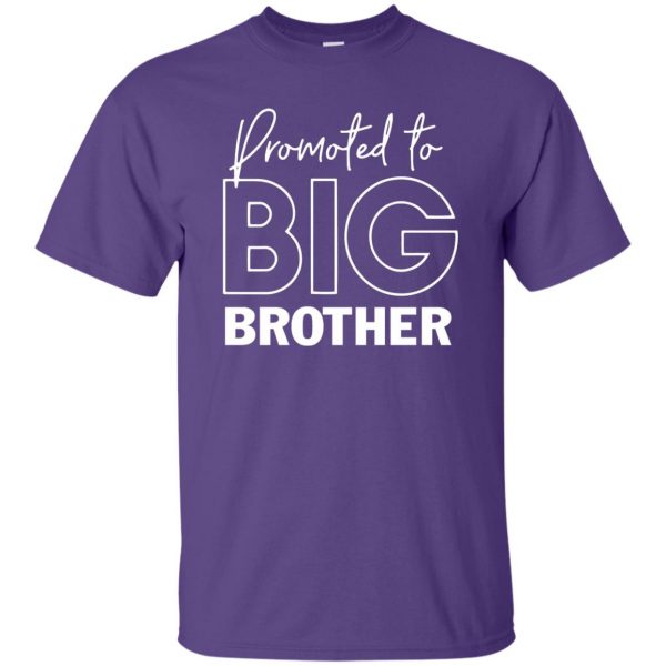 Promoted To Big Brother t shirt - purple