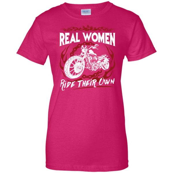 biker chick t shirts womens t shirt - lady t shirt - pink heliconia