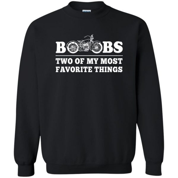 offensive biker t shirts sweatshirt - black