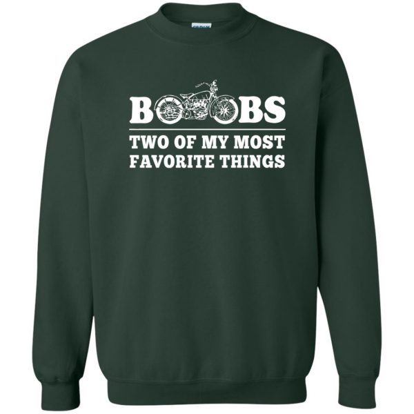 offensive biker t shirts sweatshirt - forest green