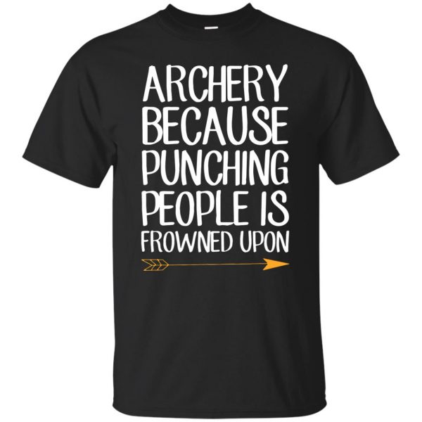 Archery because punching people is frowned upon - black