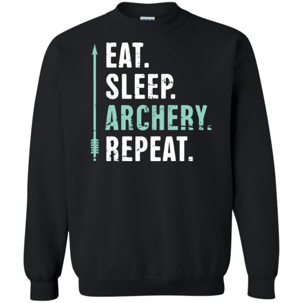 Eat Sleep Archery Repeat sweatshirt - black