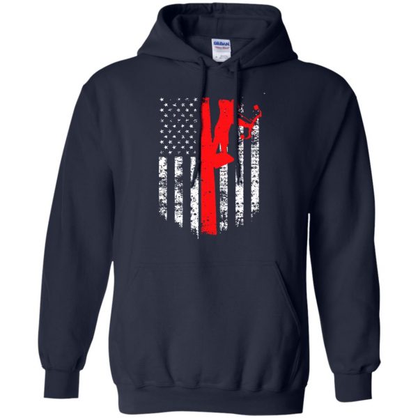 Bow Hunting Flag hoodie - navy blue