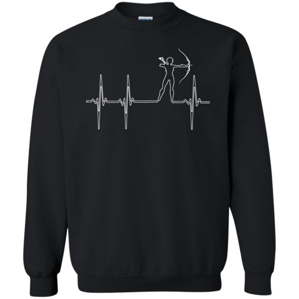 Archery Heartbeat sweatshirt - black
