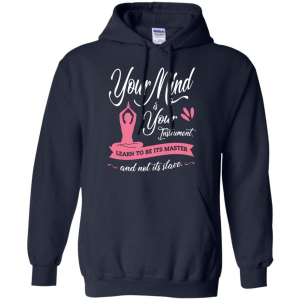 Your Mind is Your Instrument hoodie - navy blue