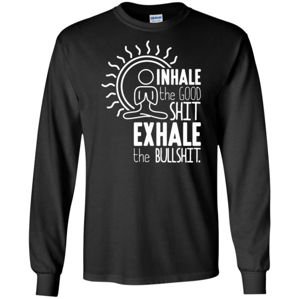 Inhale - Exhale long sleeve - black