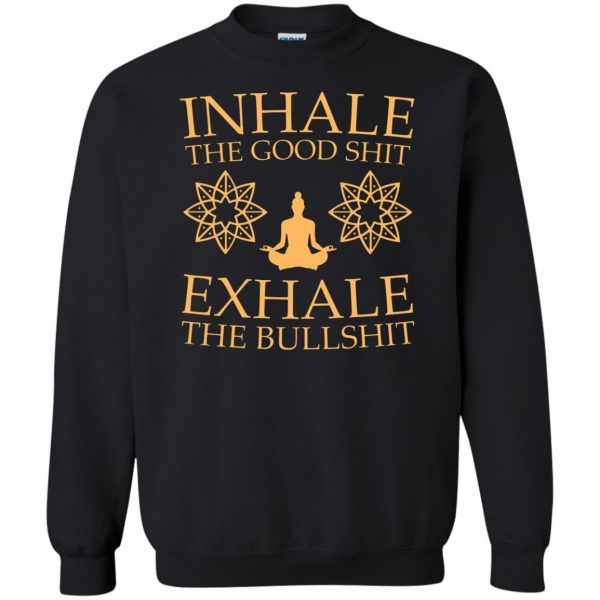 Inhale & Exhale sweatshirt - black