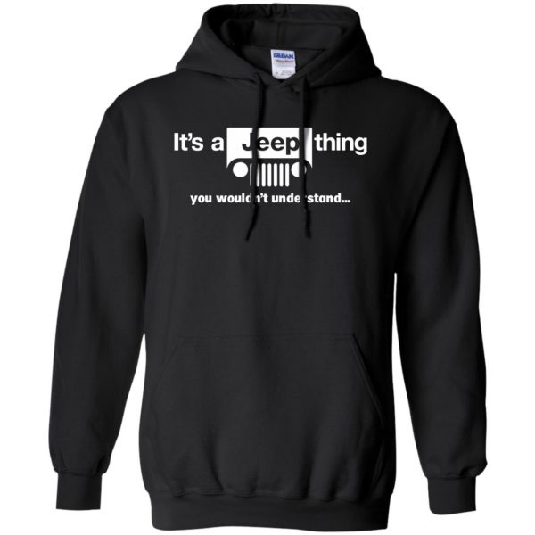 It's a Jeep thing hoodie - black