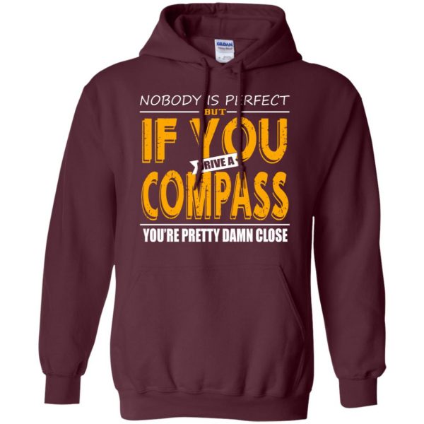 Jeep Compass hoodie - maroon