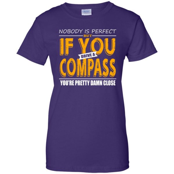 Jeep Compass womens t shirt - lady t shirt - purple