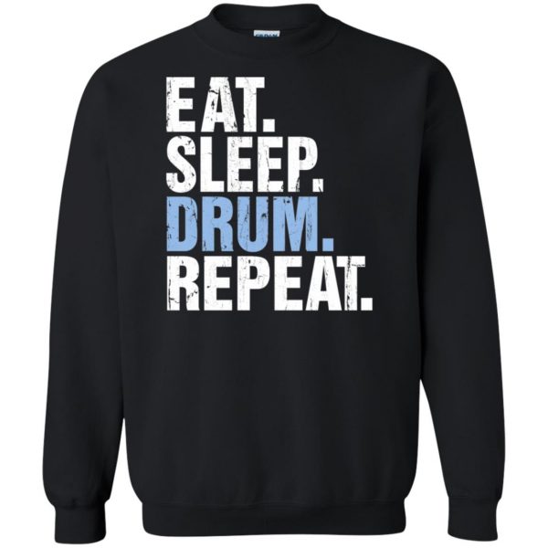 Eat Sleep DRUM Repeat sweatshirt - black