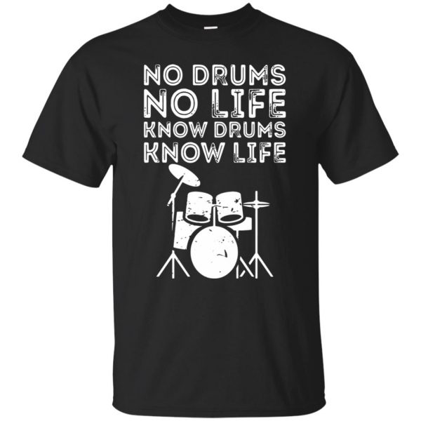 Know Drums Know Life - black