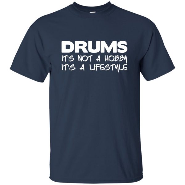 Drum Lifestyle t shirt - navy blue